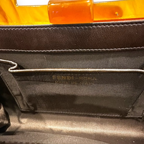 RARE Fendi vintage lucite clutch bag - Picture 2 of 8